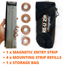 Load image into Gallery viewer, RE-U-ZIP® REUSABLE MAGNETIC ENTRY STRIP™ | STARTER KIT
